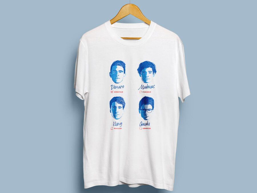 L’Équipe Groupama-FDJ | Illustration T-shirt